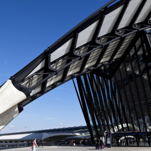 la gare TGV de l'aéroport de Lyon-Saint-Exupéry © Brice Robert